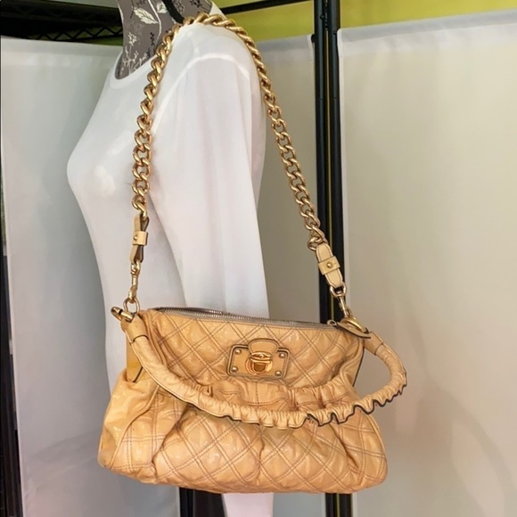 Marc Jacobs Julianne Yellow Patent Leather Bag - Picture 4 of 16